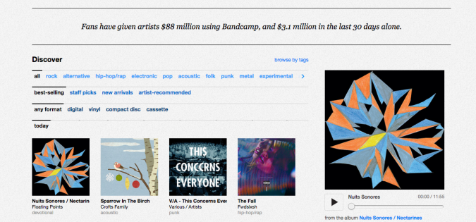 Bandcamp 88 million