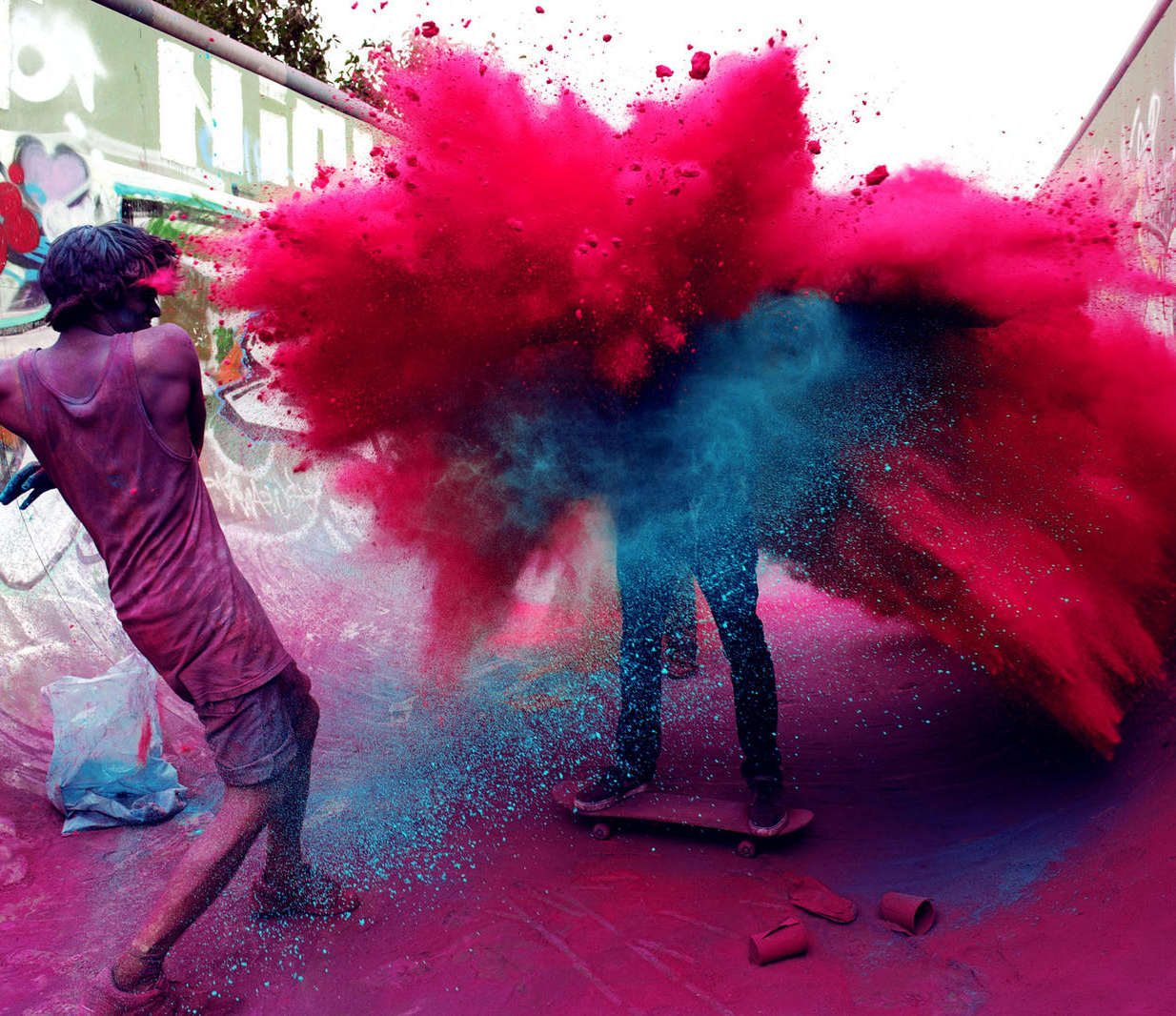 3street art paint war berlin